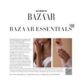 Featured in @bazaaruk June 2026 Issue.A recognition of our belief that modern fine jewellery shou